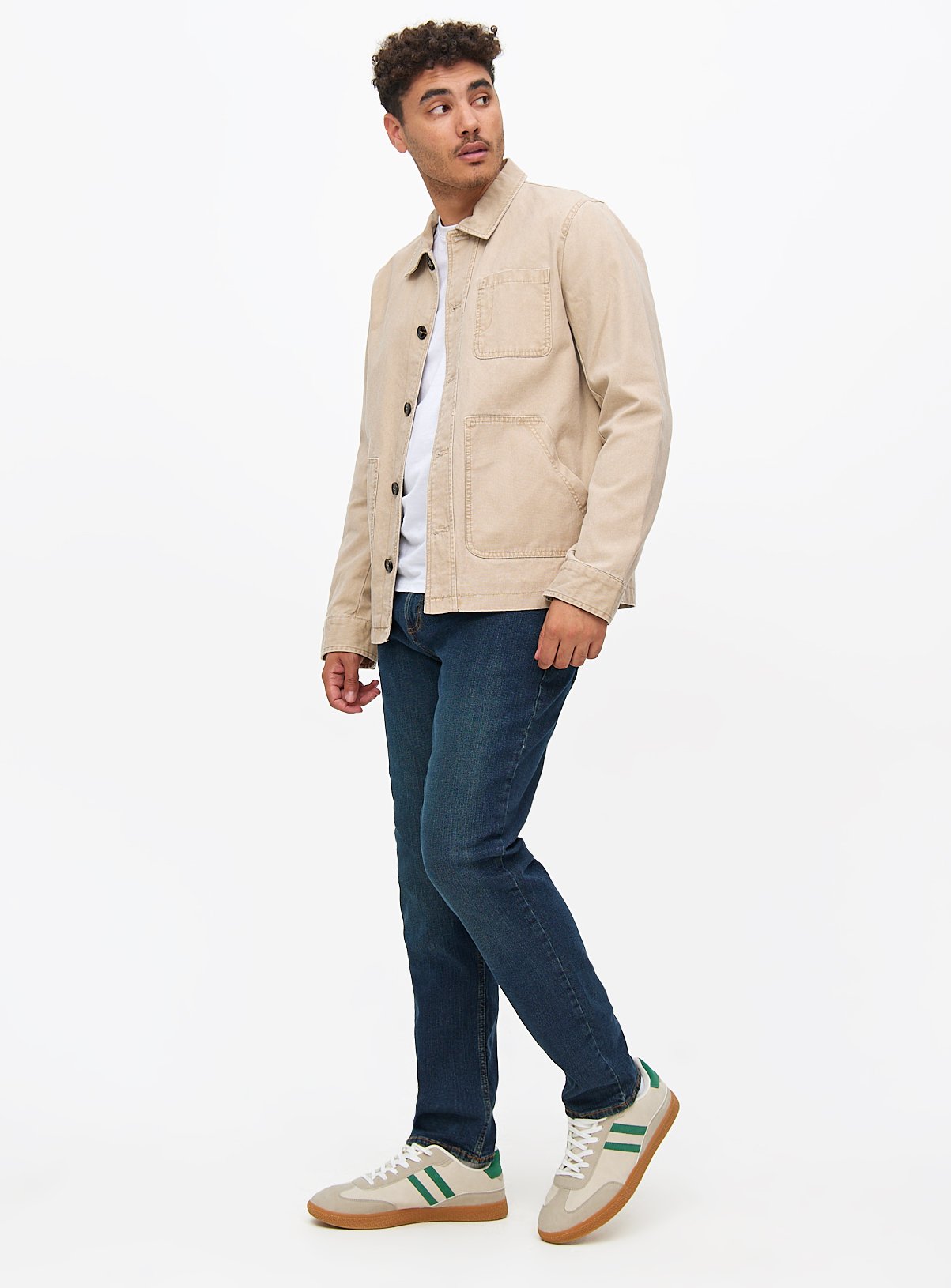 Everyday Dark Washed Denim Slim Fit Jeans  40S - Image 2 thumbnail